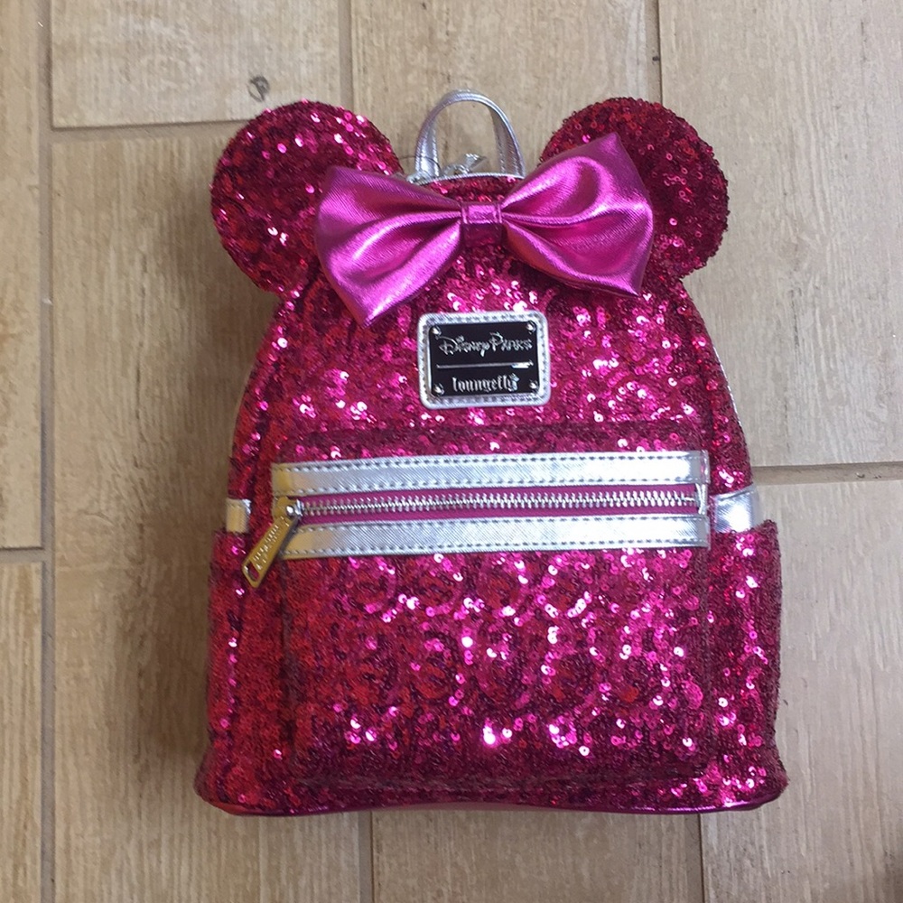 Disney Parks Loungefly Imagination Pink Backpack - Picture 4 of 4